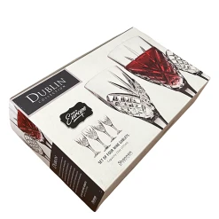 Shannon By Godinger Dublin Collection Wine Goblets Set Of 4