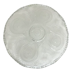 L.E. Smith Early American Pressed Glass Pinwheel & Stars Serving Set -Curriculum & Resources shop 2871303372