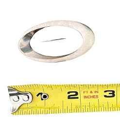 Hans Hansen Modernist Sterling Silver Oval Pin -Curriculum & Resources shop 2897647449