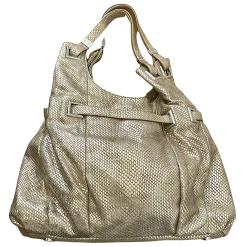 Michael Kors Carey Metallic Snakeskin Embossed Cinch Purse -Curriculum & Resources shop 2957836239