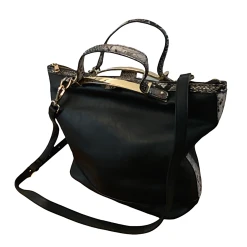 TOPSHOP Faux Snakeskin Trim Vegan Crossbody Purse -Curriculum & Resources shop 2978092456