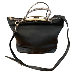 TOPSHOP Faux Snakeskin Trim Vegan Crossbody Purse