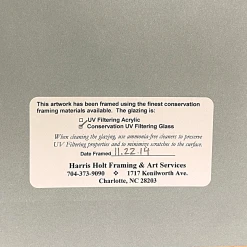 Kenneth Harris Framed Water Color Painting -Curriculum & Resources shop 3040678076