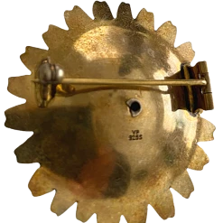 Anton Michelsen Royal Danish Court Enamal Sterling Daisy Clip On Earrings & Brooch Jewelry Set -Curriculum & Resources shop 3041537977