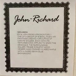 John-Richard Collection View From A Promontory L & Ll Textured Giclee In Aged Maple Frame Set Of 2 -Curriculum & Resources shop 3052160750