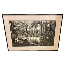 Clyde Butcher Legendary Photogragher Tri-Tone Offset Landscape Print Professionally Framed Loxahatchee River #1