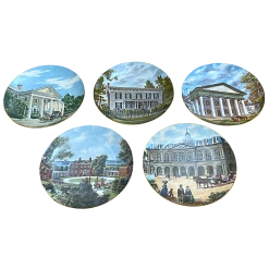 GORHAM Fine China Made In USA Southern Landmark Series Limited Edition Of 9800 Set Of 5