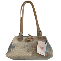 MARCO AVANE Made In USA Authentic Dhurrie Rug Bag Purse -Curriculum & Resources shop 3079387522