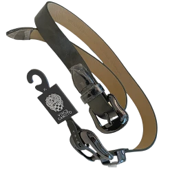 Vince Camuto Double Buckle Gunmetal Belt Women's Size XL -Curriculum & Resources shop 3089360196