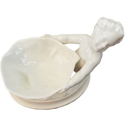 Royal Worcester Bone China Mermaid Made In England Salt Cellar/Candy Dish