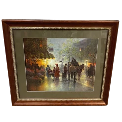 ​G Harvey Limited Edition Print "The Blessing" With Numbered Certificate Of Authentication & Professionally Framed