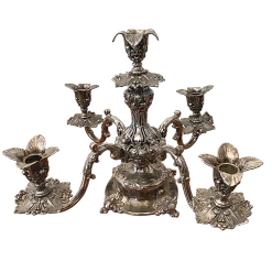 REED & BARTON Silver Plate Candelabra Grand Epergne #166 -Curriculum & Resources shop 3208861595