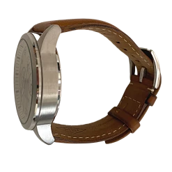 Fossil Stainless Steel BQ2122 Genuine Leather Band Watch -Curriculum & Resources shop 3208876223