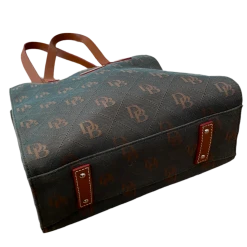 Dooney & Bourke Signature Small Shopper Tote -Curriculum & Resources shop 3237988897