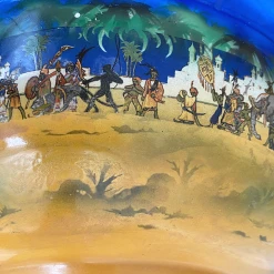 New Hall Pottery Made In England Procession Of Elephants Centerpiece Basin Bowl -Curriculum & Resources shop 3259117668