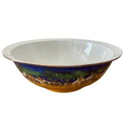 New Hall Pottery Made In England Procession Of Elephants Centerpiece Basin Bowl -Curriculum & Resources shop 3259125596