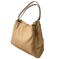 COACH Pebble Grain 3 Compartment Purse 26224