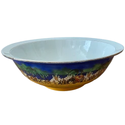 New Hall Pottery Made In England Procession Of Elephants Centerpiece Basin Bowl -Curriculum & Resources shop 3259132031