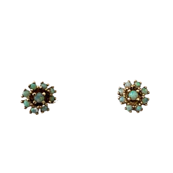 Synthetic Opal Post Earrings -Curriculum & Resources shop 3274483070