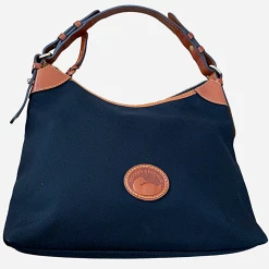 Dooney & Bourke Nylon & Leather Zip Top Purse -Curriculum & Resources shop 3281314322