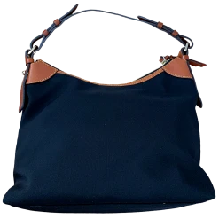 Dooney & Bourke Nylon & Leather Zip Top Purse -Curriculum & Resources shop 3281363010