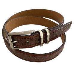 Mezlan Genuine Lizard 1 3/8" Belt Men's Size 42