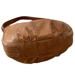 Fossil Tooled Winslet Embossed Leather Magnetic Closure Purse -Curriculum & Resources shop 3296265086