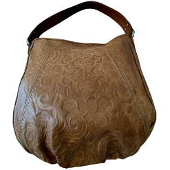Fossil Tooled Winslet Embossed Leather Magnetic Closure Purse -Curriculum & Resources shop 3296267362