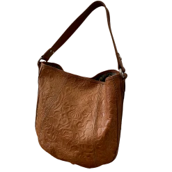 Fossil Tooled Winslet Embossed Leather Magnetic Closure Purse