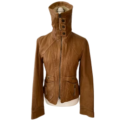 T & I Tristan & Iseut Lined Leather Jacket Women's Size Small -Curriculum & Resources shop 3316943860