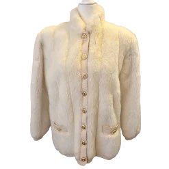 St. John Coat Collection By Marie Gray Faux Fur Coat/Vest Women's Size Small -Curriculum & Resources shop 3324275864