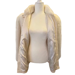 St. John Coat Collection By Marie Gray Faux Fur Coat/Vest Women's Size Small -Curriculum & Resources shop 3324296773