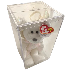 TY Original Beanie Baby Halo Brown Nose & Protective Case