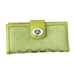 COACH Signature Turnlock Checkbook & Wallet -Curriculum & Resources shop 3345939236