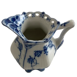 ROYAL COPENHAGEN Fluted Full Lace Made In Denmark 3" Pitcher