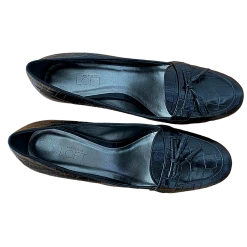 Ann Taylor Loft Christine Embossed 3" Heel Shoe Women's Size 7.5 -Curriculum & Resources shop 3354418191