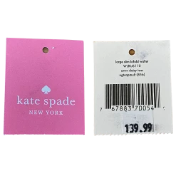 Kate Spade New York Slim Bifold Snap Closure Wallet -Curriculum & Resources shop 3354520561
