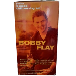 Bobby Flay 5-Piece Chili Boxed Serving Set -Curriculum & Resources shop 3354577626