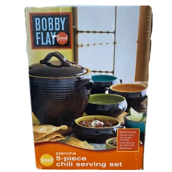 Bobby Flay 5-Piece Chili Boxed Serving Set -Curriculum & Resources shop 3354600143