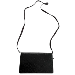COACH Black/Brown Foldover Embossed Clutch & Crossbody Purse -Curriculum & Resources shop 3374554307