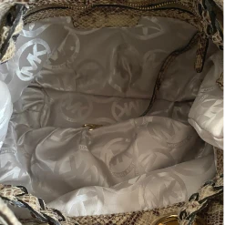 Michael Kors Braided Handle Snakeskin Purse -Curriculum & Resources shop 3445770644