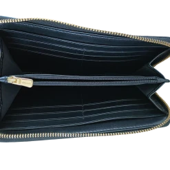 COACH Signature Embossed Accordion Zip Around Wallet -Curriculum & Resources shop 3445786069