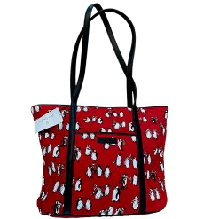 Vera Bradley Playful Penguins Tote Bag Purse -Curriculum & Resources shop 3449859139