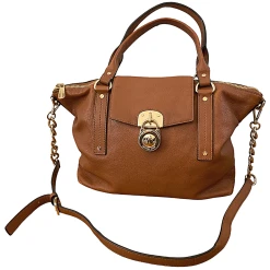 Michael Kors Zip Top Handle & Crossbody Removeable Strap Purse