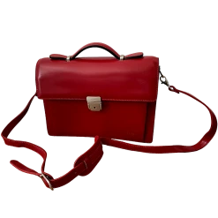 Frederic T Paris Lock Closure Sturdy Handle & Removeable Crossbody Purse