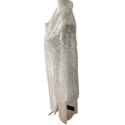 NORMA KAMALI All Over Sequin Trench Coat Women's Size Large -Curriculum & Resources shop 3462536624