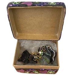 Artisan Lisa Fulgenzi Designs Handmade Polymer Clay Decorative Earrings & Storage Box Set -Curriculum & Resources shop 3473142105