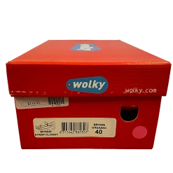 Wolky Strap-Cloggy Brown Greased Shoe Women's Size EU40 US8.5-9 -Curriculum & Resources shop 3476053776