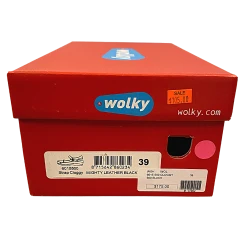 Wolky Strap-Cloggy Mighty Leather Black Shoe Women's Size EU39, EU40, EU43 US7.5-8, US8.5-9, US10.5-11 -Curriculum & Resources shop 3476053886