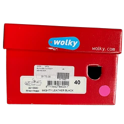 Wolky Strap-Cloggy Mighty Leather Black Shoe Women's Size EU39, EU40, EU43 US7.5-8, US8.5-9, US10.5-11 -Curriculum & Resources shop 3476056916